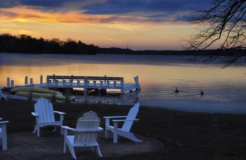 Oconomowoc Lake House | Unforgettable Oconomowoc Lake Home with Spa & Pool