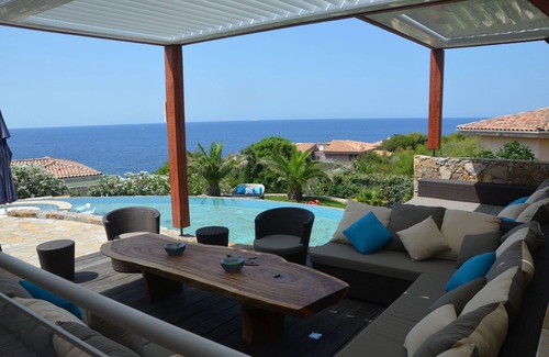 Marine de Saint Ambroggio Villa | Stunning Oceanfront Retreat with Pool and Spa Access