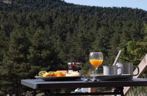 Greolieres les Neiges Apartment | Magnificent studio with terrace and garden with breathtaking mountain views