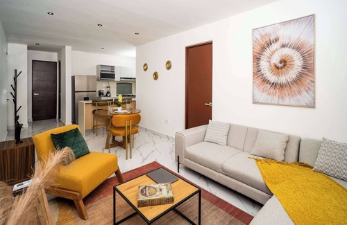 Cancun Apartment | Magnificent surrounded by green areas