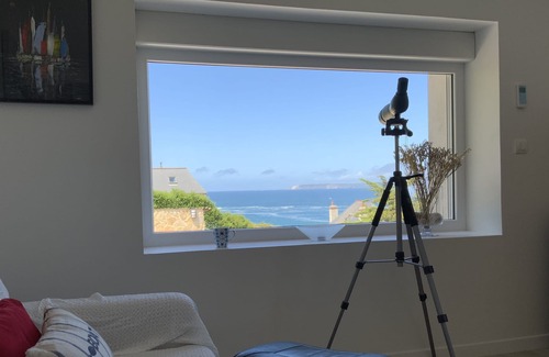 Beuzec-Cap-Sizun House | Magnificent Villa facing the beach of Pors Peron