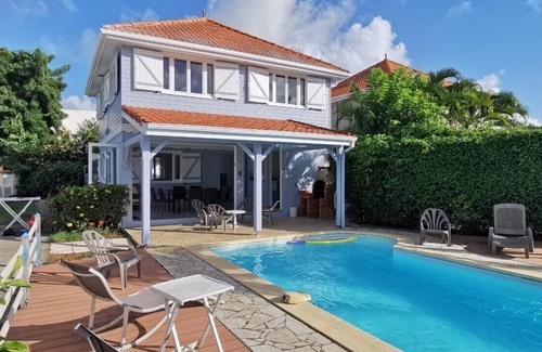 Sainte-Anne Villa | Elegant Villa with Pool, Beach Access & Ocean Views