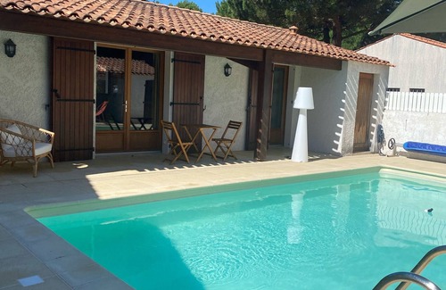 La Palmyre Villa | Elegant Villa with Pool and Ocean Views in La Palmyre
