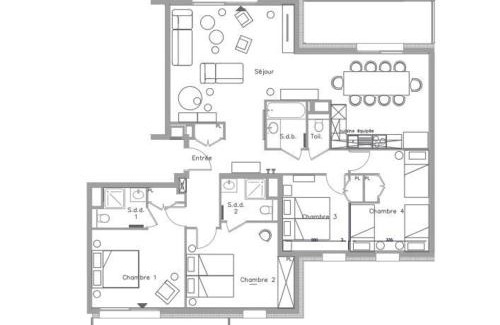 Plagne Centre Apartment | Family-Friendly Appartement La Plagne for 12 Guests