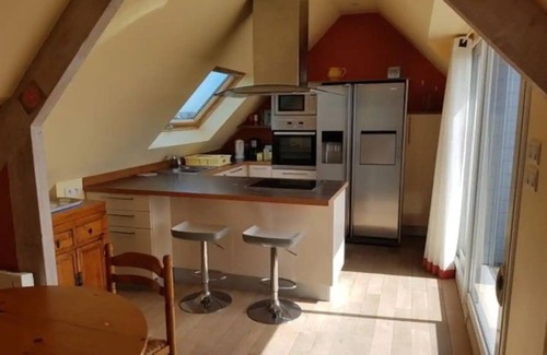 Larmor-Plage Apartment | Beautiful Duplex by the Sea with Pool and Ocean Views