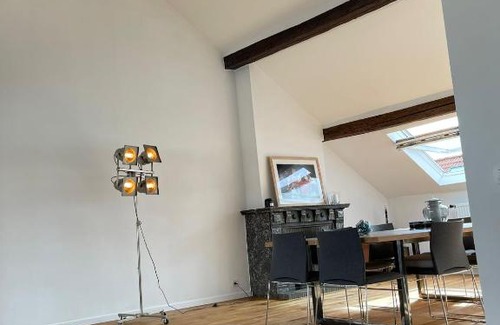 Postel Apartment | Elegant Duplex at Place Flagey - Perfect for Families