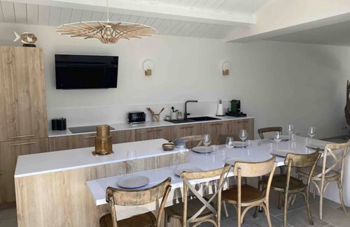 Rivedoux-Plage Villa | Beautiful Villa Steps from the Beach with Pool and Spa