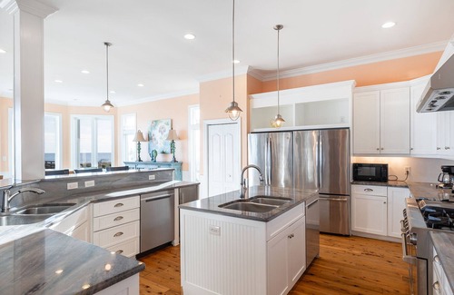 Emerald Isle House | Magnolia Moon: Oceanfront House with Private Pool & Spa
