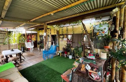 Puerto Narino House | Discover Refugio Maiku: Top-Rated Stay with Kitchen & Dining