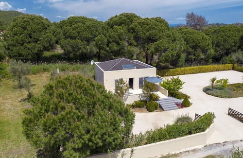 Vourvourou Villa | Seaside Retreat Steps from the Beach with Pool and Spa