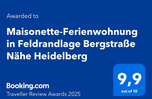 Hirschberg Apartment | Top-Rated Maisonette near Heidelberg with Family-Friendly Amenities