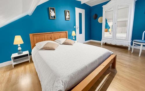 Asnelles House | Maison Calme avec Cheminée, Idéal Familles