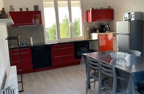 Percy-en-Normandie House | Peaceful Maison de Campagne with Ocean View, Rated 9.8