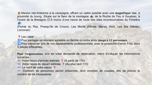 Gouezec House | Discover Maison entre terre et mer: Family-Friendly Retreat