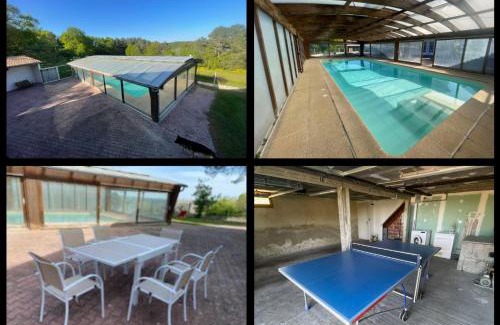 Auriac-du-Perigord House | Maison de location vacance avec piscine couverte et chauffée