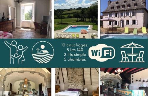 Roannes-Saint-Mary House | Historic Maison de maître with Pool and Ocean Views
