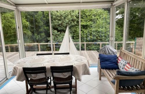 Guerande House | Charming Retreat with Pond Views and Hot Tub at Sandun