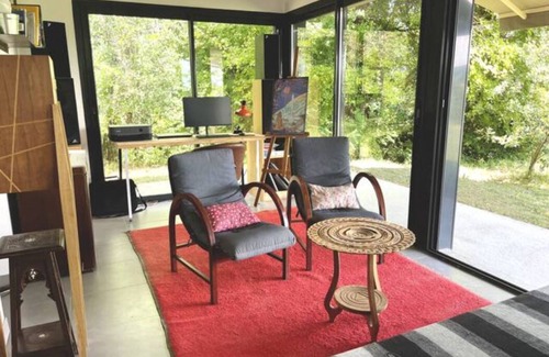 Lendou-en-Quercy House | Contemporary Wooden Maison with Family-Friendly Pool