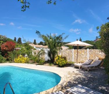 Plage de la Garonnette Villa | Inviting Maison Fruitier with Pool Steps from the Beach