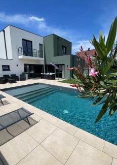 Niederentzen Villa | Peaceful Maison Near Colmar with Pool & Pet-Friendly Options