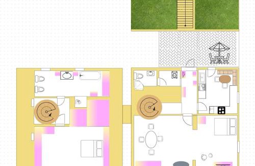Karlovy Vary Apartment | Maisonette apartment with garden
