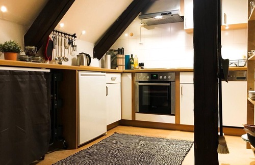 Wernigerode Old Town Apartment | Elegant Maisonette with Castle View, Pool & Netflix Access