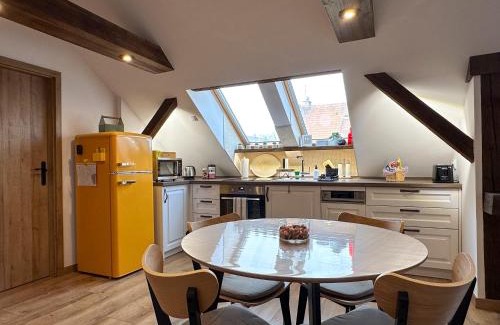 Komarno Apartment | Top-Rated MAJA Premium Loft in Historic City Center