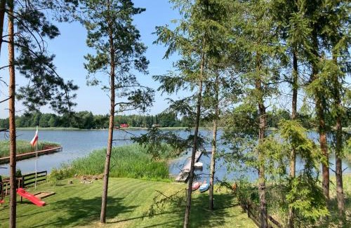 Szeligi Cabin | Scenic Makosieje Resort: Pet-Friendly Lakefront Retreat