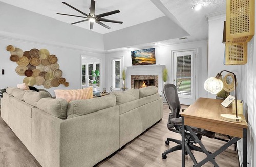 Buford House | Relaxing Home with Ocean View & Spa in Buford