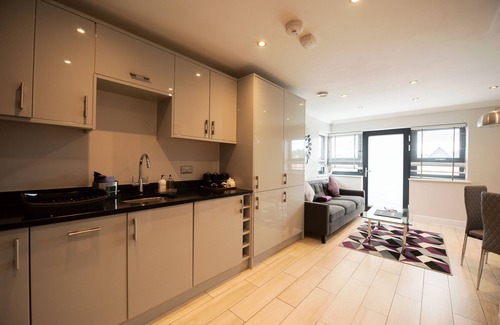 Reading Apartment | Elegant Flat 12: 2-Bed Penthouse with Balcony & Pool