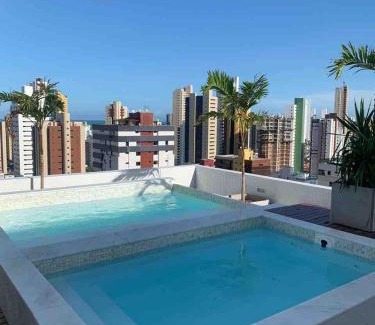 Loteamento Oceania II Apartment | Top-Rated Flat no Manaíra Apart Hotel with Hot Tub Amenities