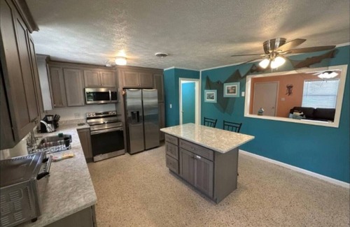 Gulf County House | Pet-Friendly Manatee Cove with Ocean Views, Steps to Beach