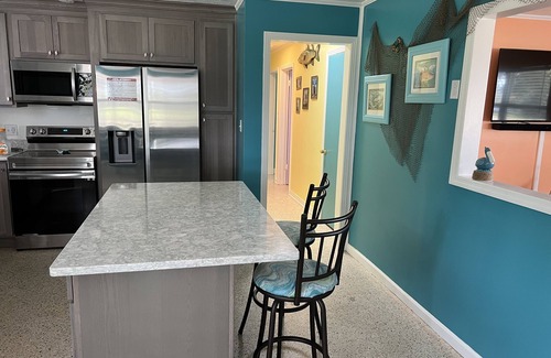 Gulf County House | Pet-Friendly Manatee Cove with Ocean Views, Steps to Beach