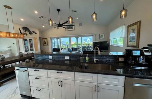North Captiva House | Manatee Haven: Oceanfront Pool, Spa, and Golf Carts Await!