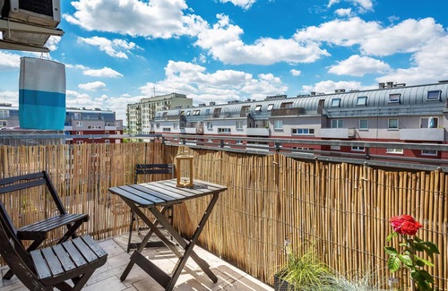 Fabryczna Apartment | Stylish Two-Level Apartment with Terrace and Parking