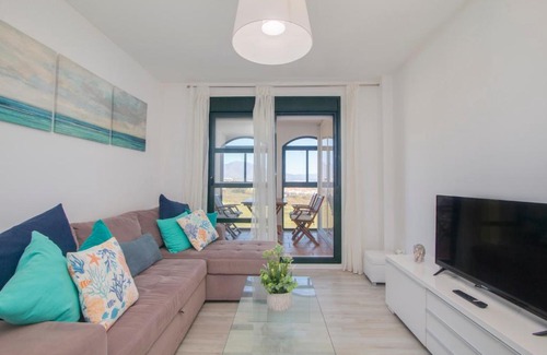 La Chullera Apartment | Discover Manilva Playa: Oceanfront Retreat with Pool Access