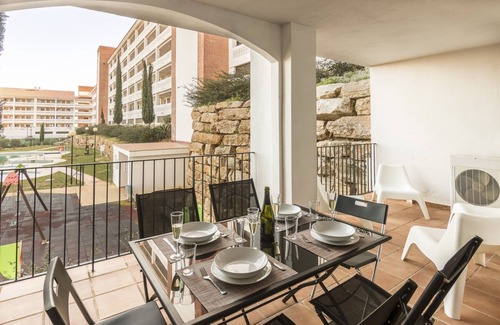 Puerto de la Duquesa Apartment | Experience Manilva Playa 2187: Oceanfront Escape with Spa