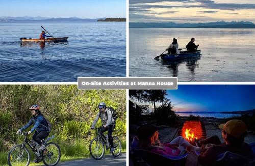 Denman Island Apartment | Serene Manna House: Oceanfront Escape with Spa Amenities