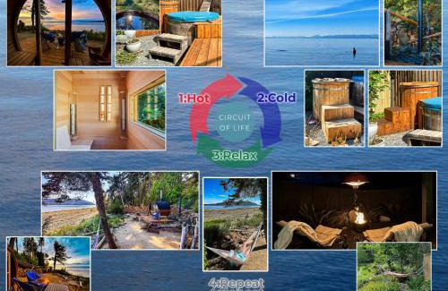 Denman Island Apartment | Serene Manna House: Oceanfront Escape with Spa Amenities