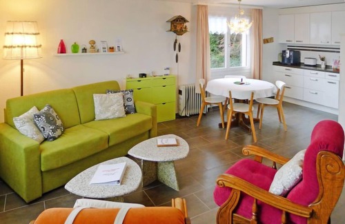 Emmetten Apartment | Pet-Friendly Mansalo by Interhome with Lake Views & Spa