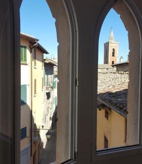 Sarteano Apartment | Panoramic Terrace Stay in Historic Sarteano, Rated 9/10