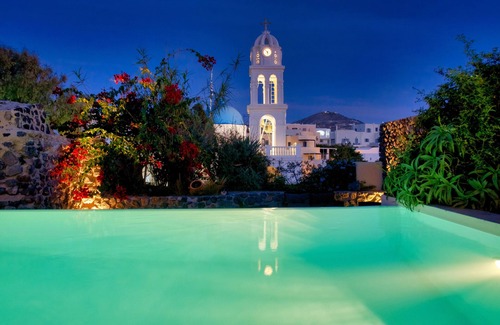 Megalochori Villa | Charming Santorini Villa with Pool & Ocean View Awaits