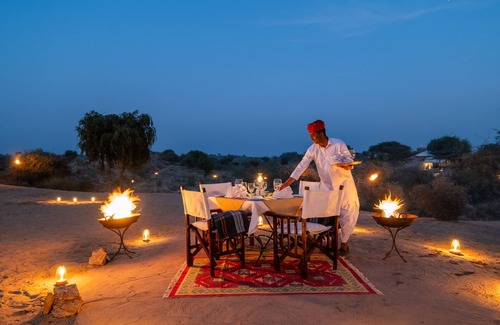 Shergarh Resort | Discover MANVĀR Kumat Thar Serenity Camp with Pool & Breakfast