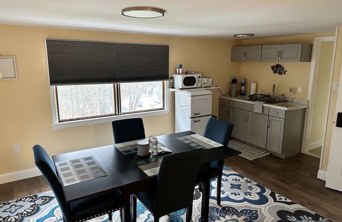 Schroon Lake Hotel | Maple Leaf Lodge: Deluxe Suite with Pool & Lake View