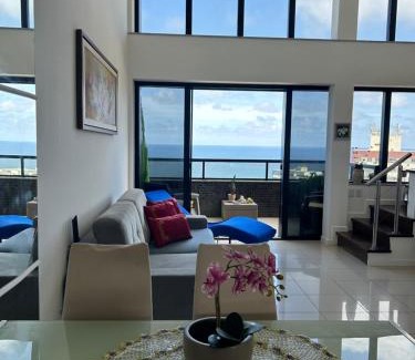 Salvador Apartment | Oceanfront Duplex with Breathtaking Views and Spa Access
