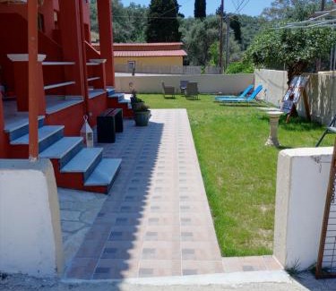 Agia Pelagia Chlomou Apartment | Relax at Maria Corfu Apartments with Private Beach Access