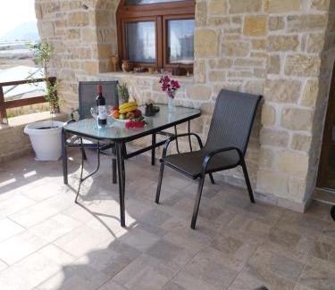 Faistos Apartment | Oceanfront Marianna Sea View Stone House - Guest Rated 10/10