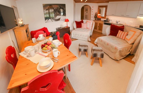 Saanen Apartment | Relaxing Lake View Retreat at Marie-Soleil Est by Interhome
