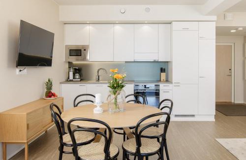 Kalajoki Apartment | Marina Chalets B13 by Hiekka Booking - sisältää liinavaatteet ja loppusiivouksen
