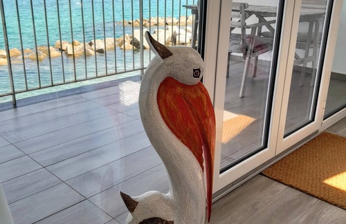 Pizzo Apartment | Beachfront Marina Holiday Home with Ocean Views in Calabria